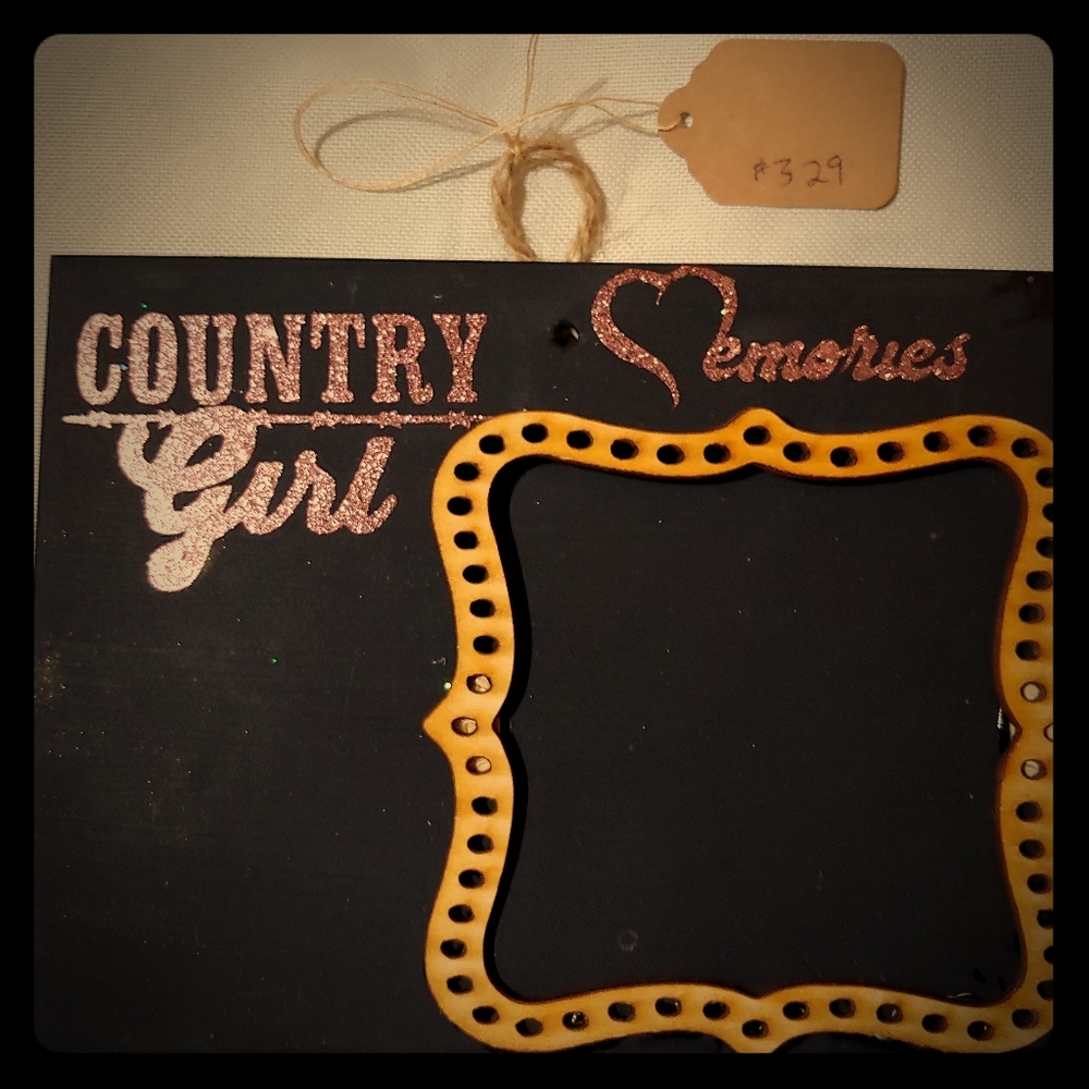 Country Girl Chalkboard Frames